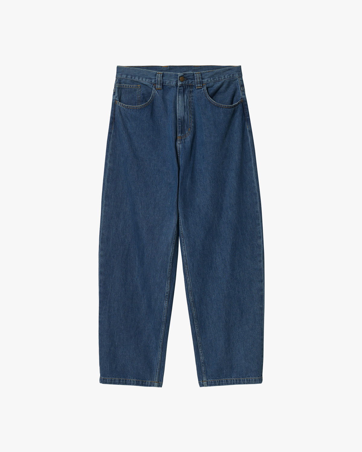 Carhartt WIP Brandon Pant Loose Straight Mens Jeans - Blue Stone Washed | Carhartt WIP Jeans | JEANSTORE