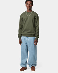Carhartt WIP Brandon Pant Loose Straight Mens Jeans - Blue Stone Bleached