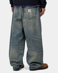 Carhartt WIP Brandon Pant Loose Straight Mens Jeans - Blue Worn Used Wash