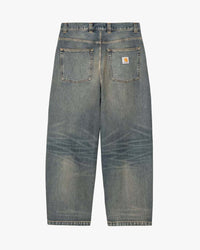 Carhartt WIP Brandon Pant Loose Straight Mens Jeans - Blue Worn Used Wash