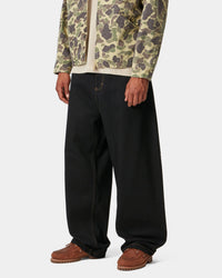 Carhartt WIP Brandon Pant Loose Straight Mens Jeans - Black Rinsed | Carhartt WIP Jeans | JEANSTORE