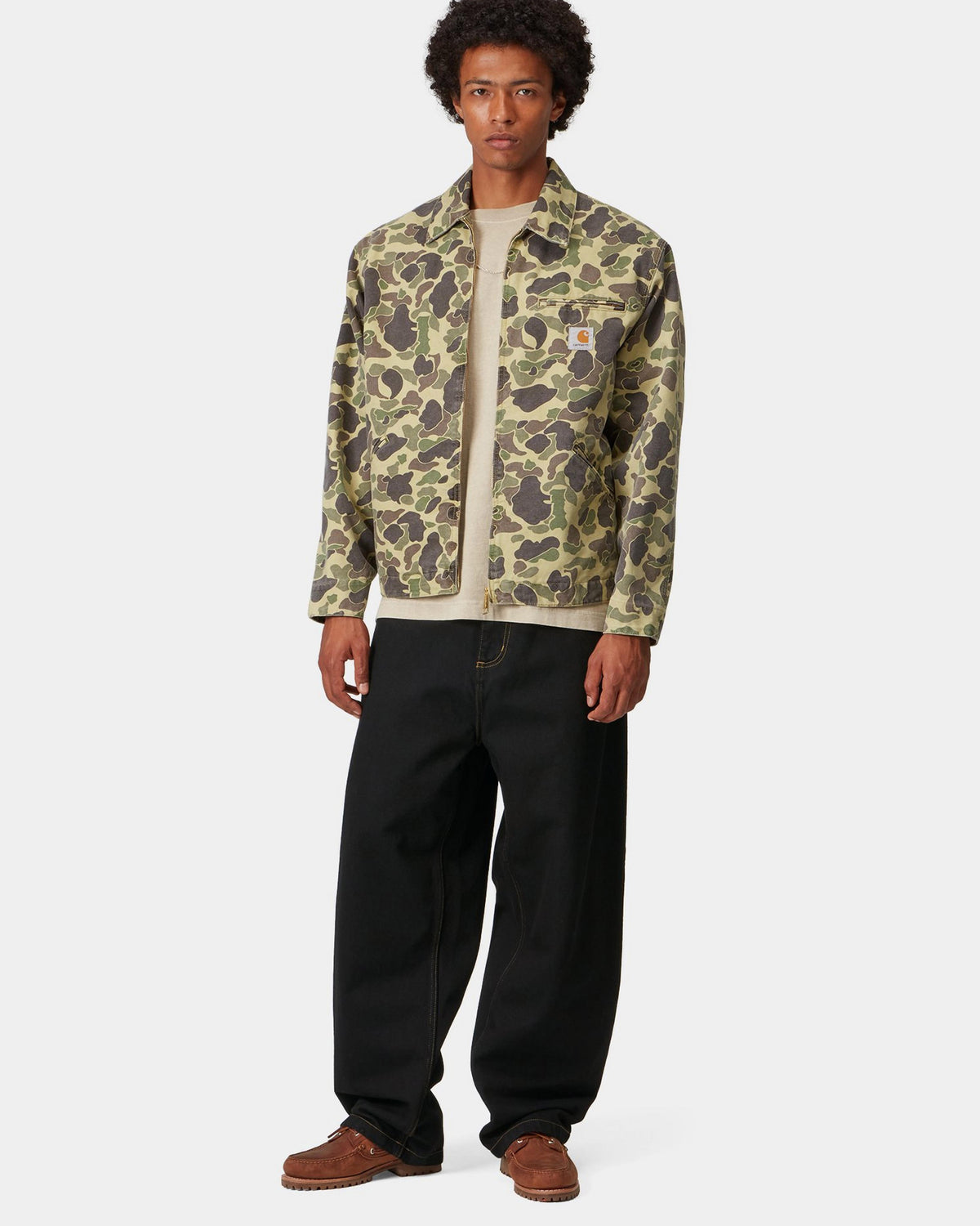 Carhartt WIP Brandon Pant Loose Straight Mens Jeans - Black Rinsed | Carhartt WIP Jeans | JEANSTORE