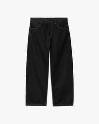 Carhartt WIP Brandon Pant Loose Straight Mens Jeans - Black Rinsed | Carhartt WIP Jeans | JEANSTORE