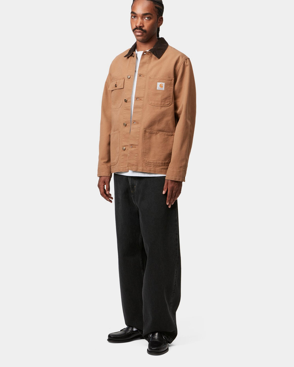 Carhartt WIP Brandon Pant Loose Straight Mens Jeans - Black Stone Washed