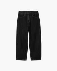 Carhartt WIP Brandon Pant Loose Straight Mens Jeans - Black Stone Washed