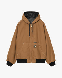 Carhartt WIP 50 Years Anniversary OG Active Jacket Leather - Black / Hamilton Brown