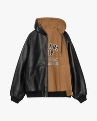 Carhartt WIP 50 Years Anniversary OG Active Jacket Leather - Black / Hamilton Brown