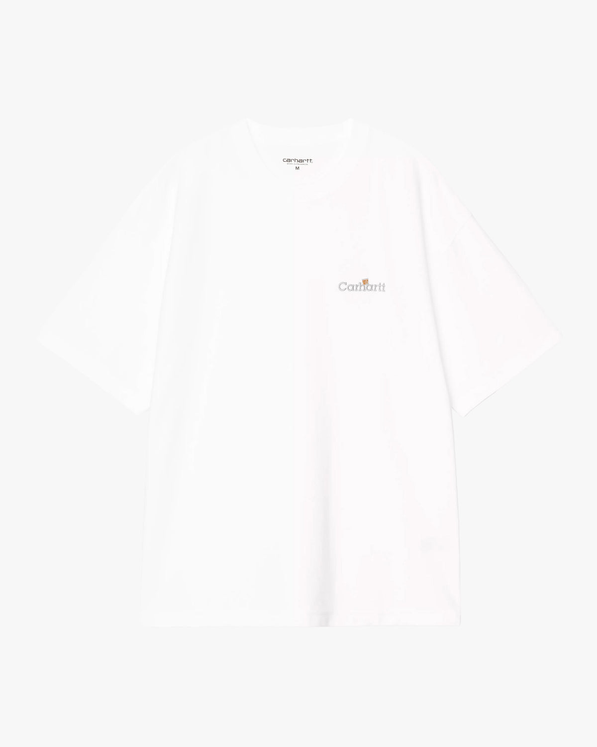 Carhartt WIP S/S Label Tee - White | Carhartt WIP T Shirts | JEANSTORE