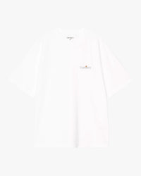 Carhartt WIP S/S Label Tee - White | Carhartt WIP T Shirts | JEANSTORE