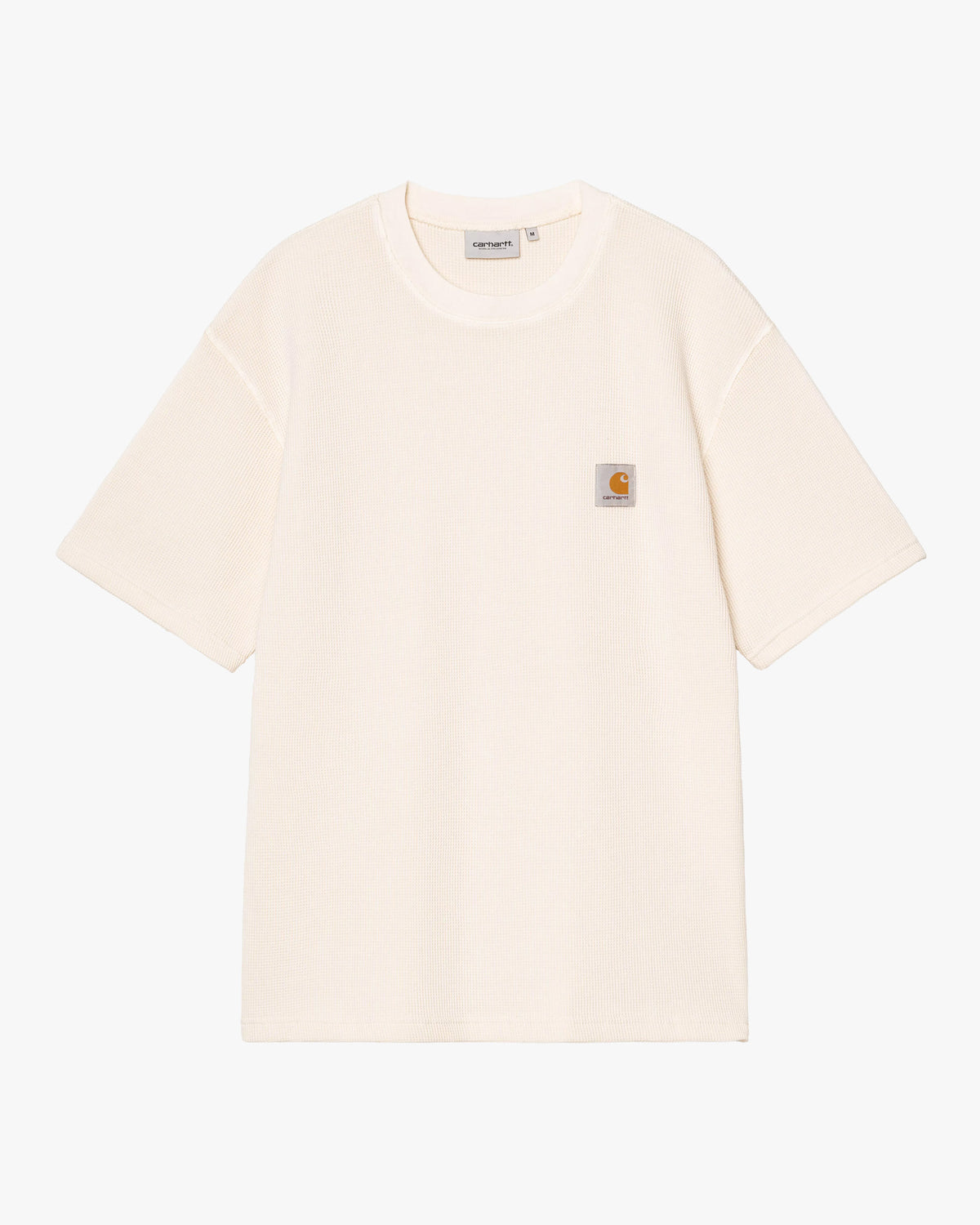 Carhartt WIP S/S Nelson Waffle Tee - Natural Garment Dyed