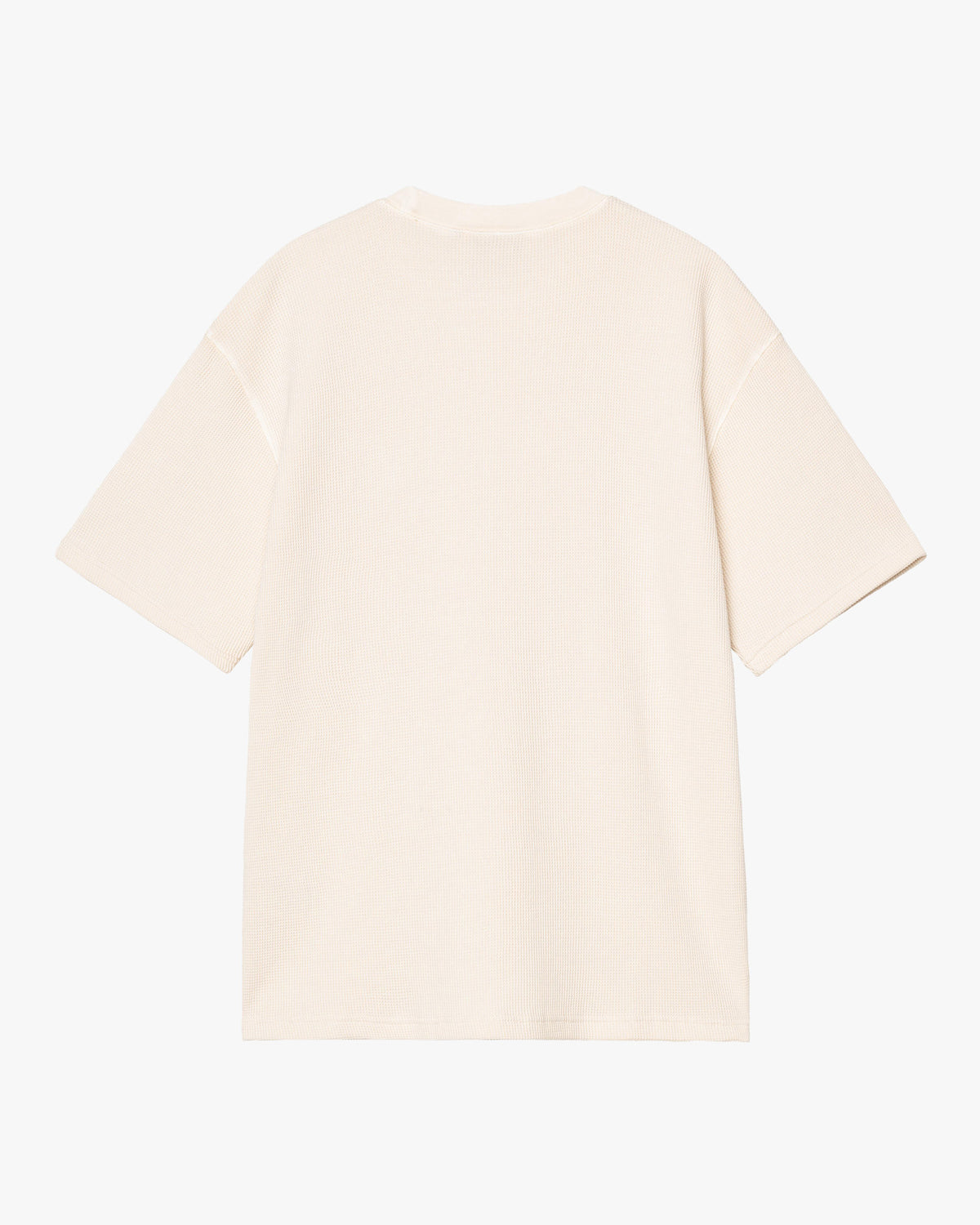 Carhartt WIP S/S Nelson Waffle Tee - Natural Garment Dyed