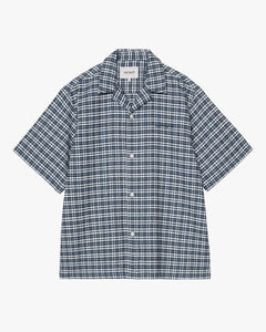 Carhartt WIP S/S Kander Shirt - Kander Check / Blue River