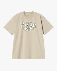 Carhartt WIP S/S Cloud Script Tee - Barchan | Carhartt WIP T Shirts | JEANSTORE