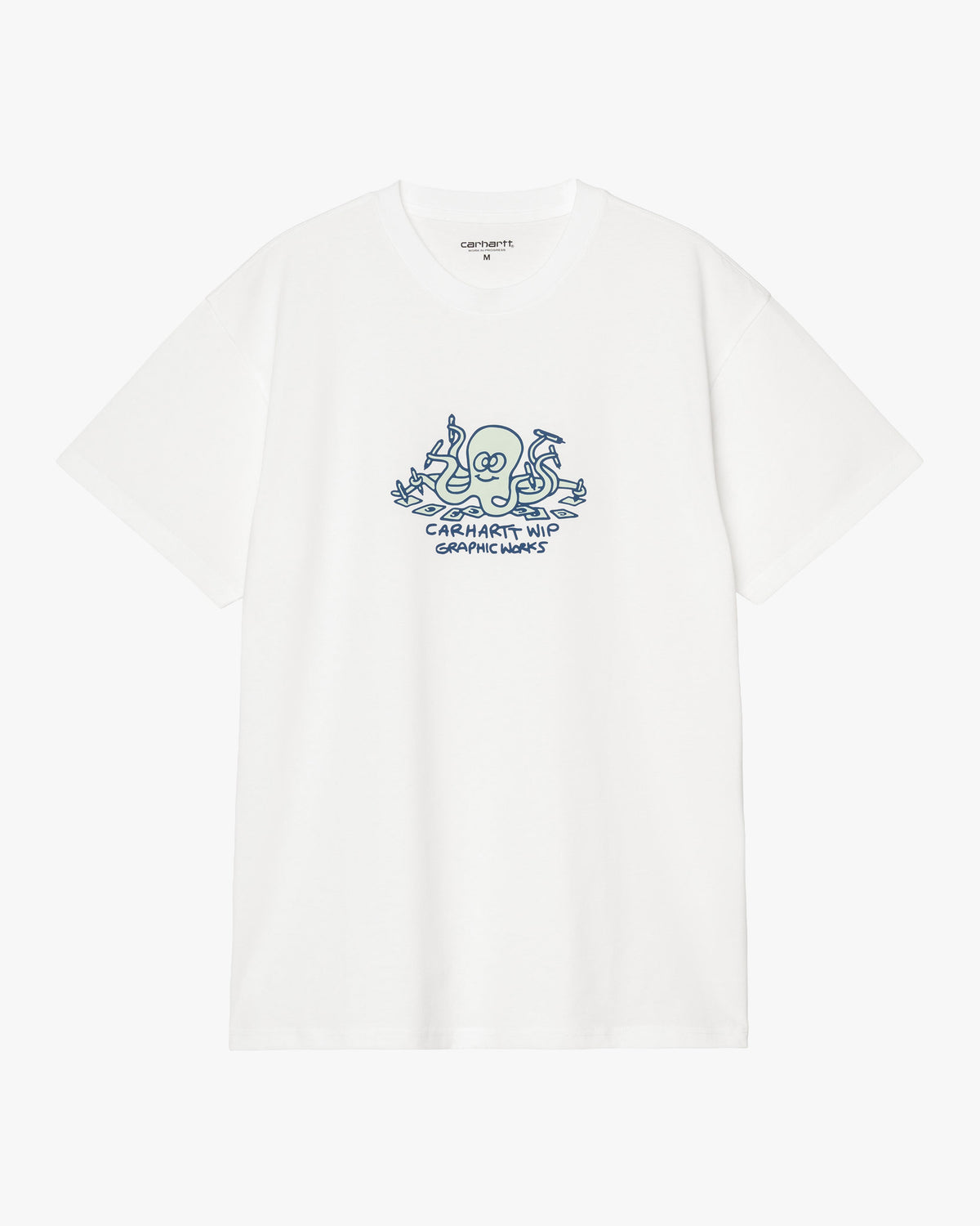 Carhartt WIP S/S Ink Lab Tee - White | Carhartt WIP T Shirts | JEANSTORE