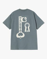 Carhartt WIP S/S Locked Tee - Cozy Blue