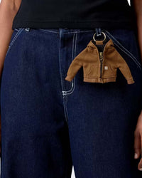 Carhartt WIP Mini Active Jacket Keychain - Hamilton Brown