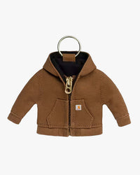 Carhartt WIP Mini Active Jacket Keychain - Hamilton Brown