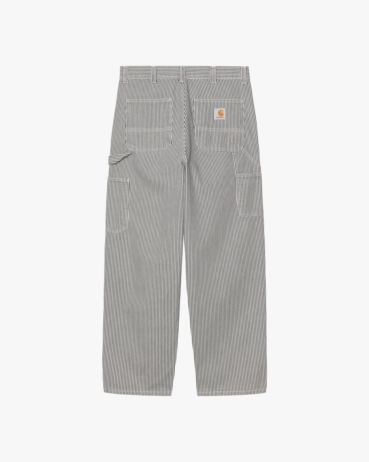Carhartt WIP Mercer Single Knee Pant Loose Fit Trousers - Mercer Stripe Graphite / Wax Stone Washed