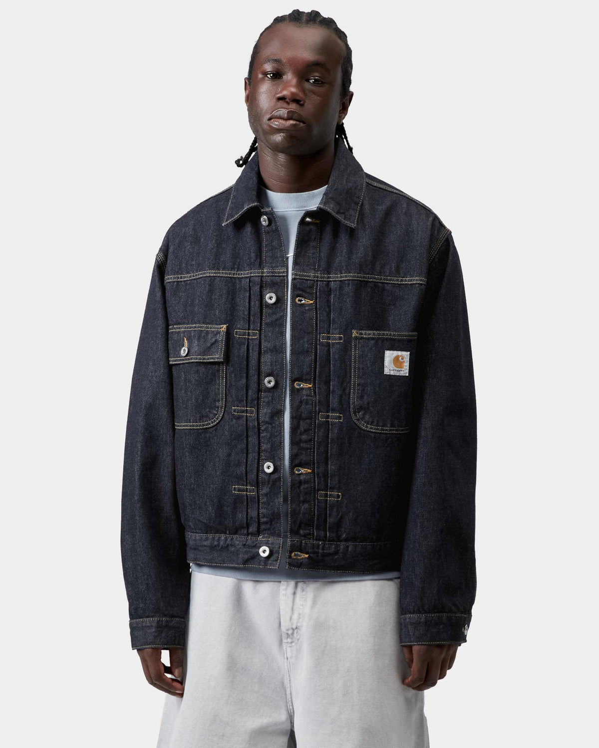 Carhartt WIP Belmar Jacket - Blue Rinsed