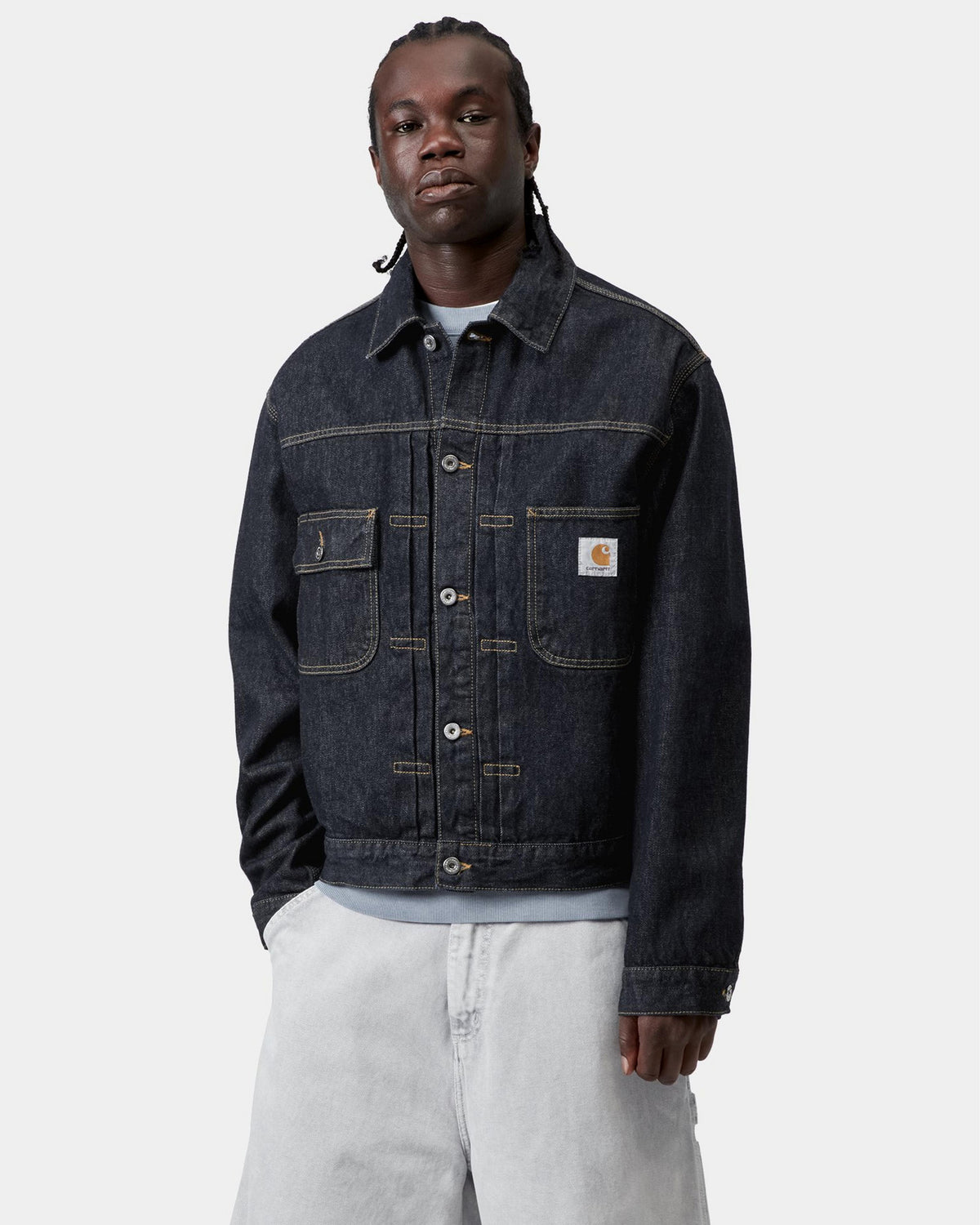 Carhartt WIP Belmar Jacket - Blue Rinsed
