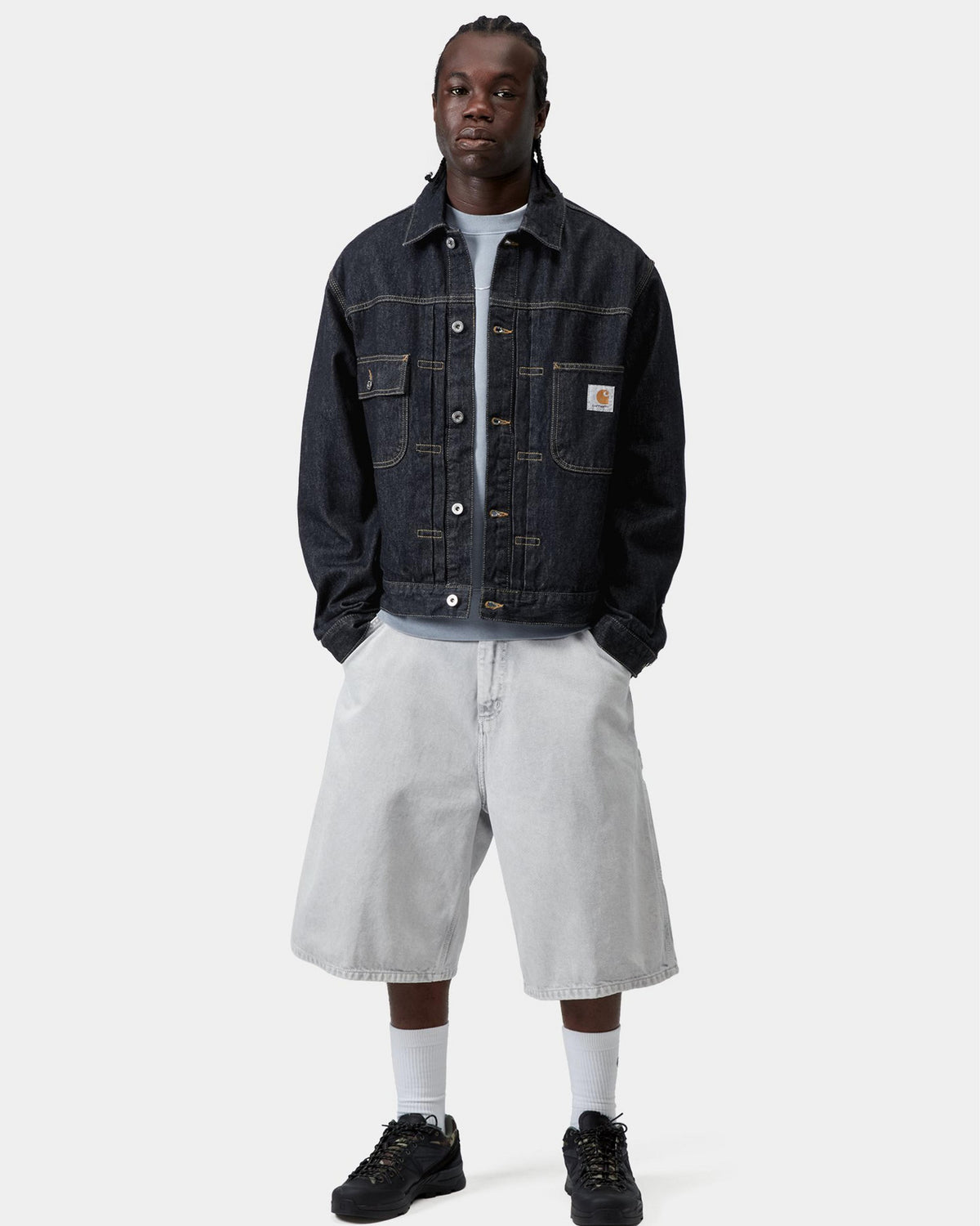 Carhartt WIP Belmar Jacket - Blue Rinsed