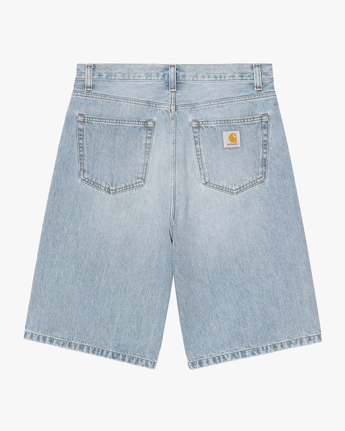 Carhartt WIP Langdon Shorts - Blue Heavy Worn Bleached