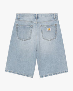 Carhartt WIP Langdon Shorts - Blue Heavy Worn Bleached