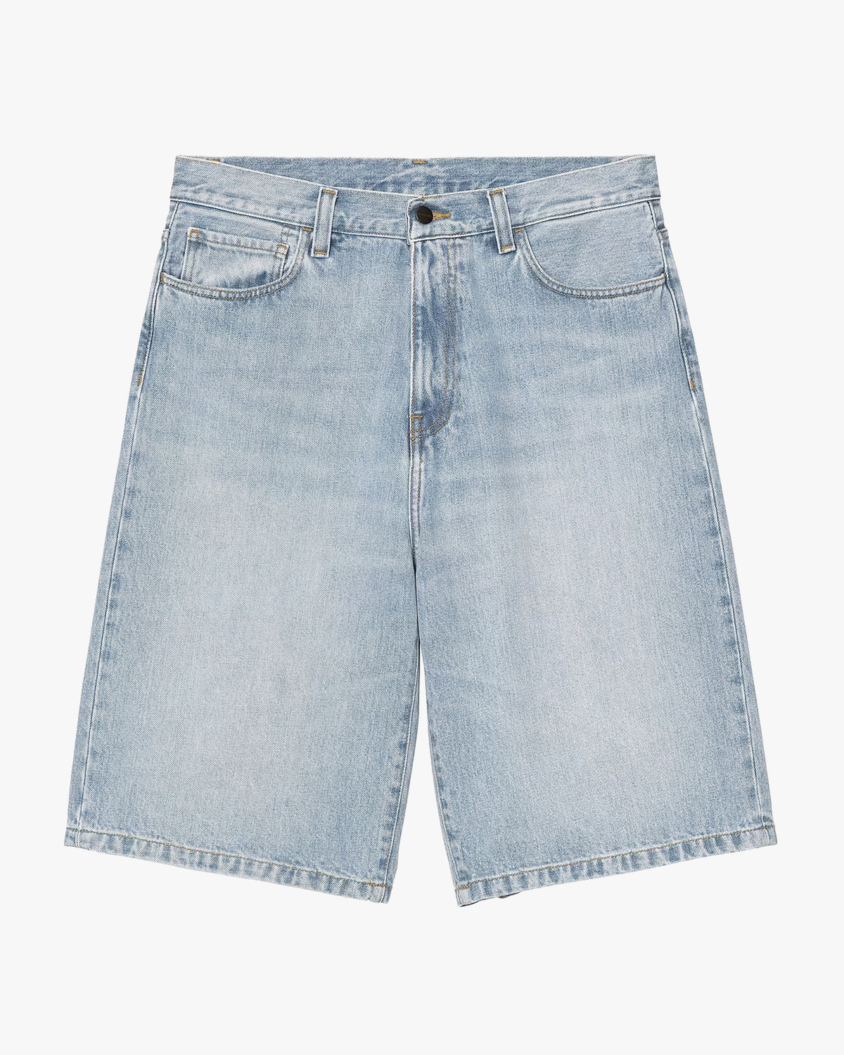 Carhartt WIP Langdon Shorts - Blue Heavy Worn Bleached