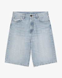 Carhartt WIP Langdon Shorts - Blue Heavy Worn Bleached