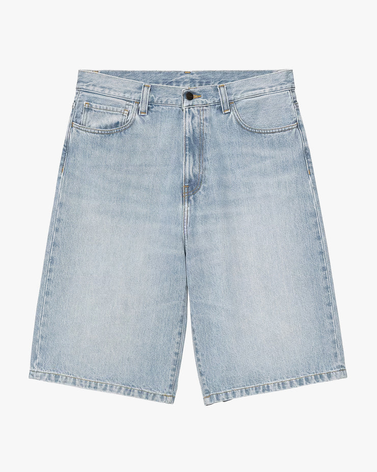 Carhartt WIP Langdon Shorts - Blue Heavy Worn Bleached