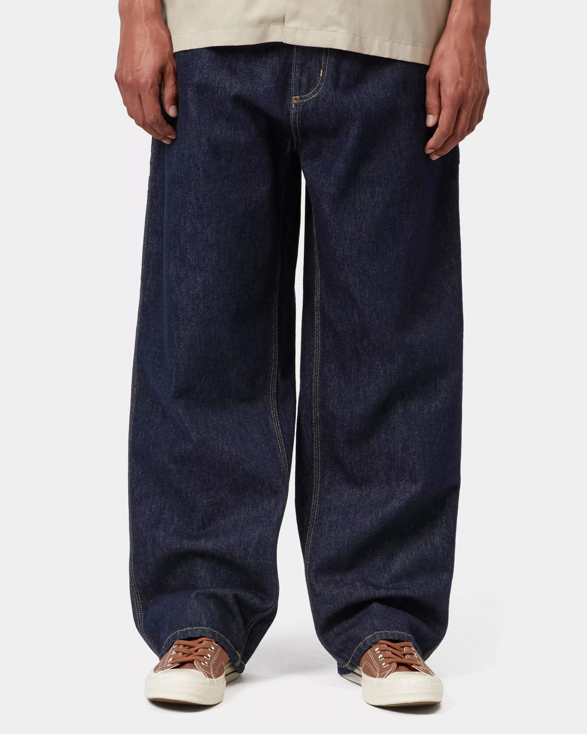 Carhartt WIP Belmont Pant Loose Straight Mens Jeans - Blue Rinsed