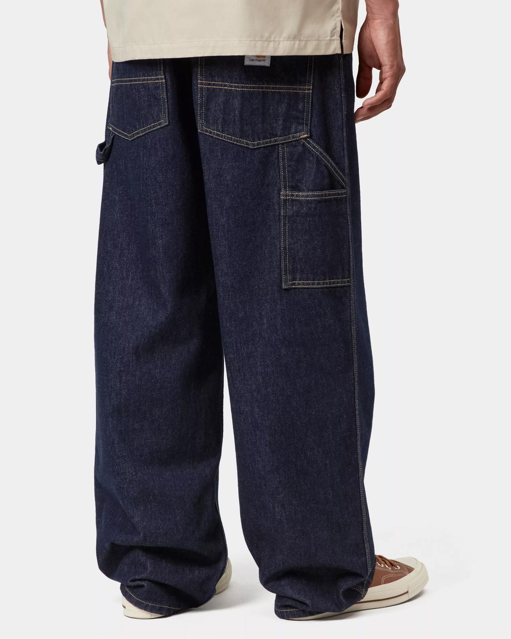 Carhartt WIP Belmont Pant Loose Straight Mens Jeans - Blue Rinsed