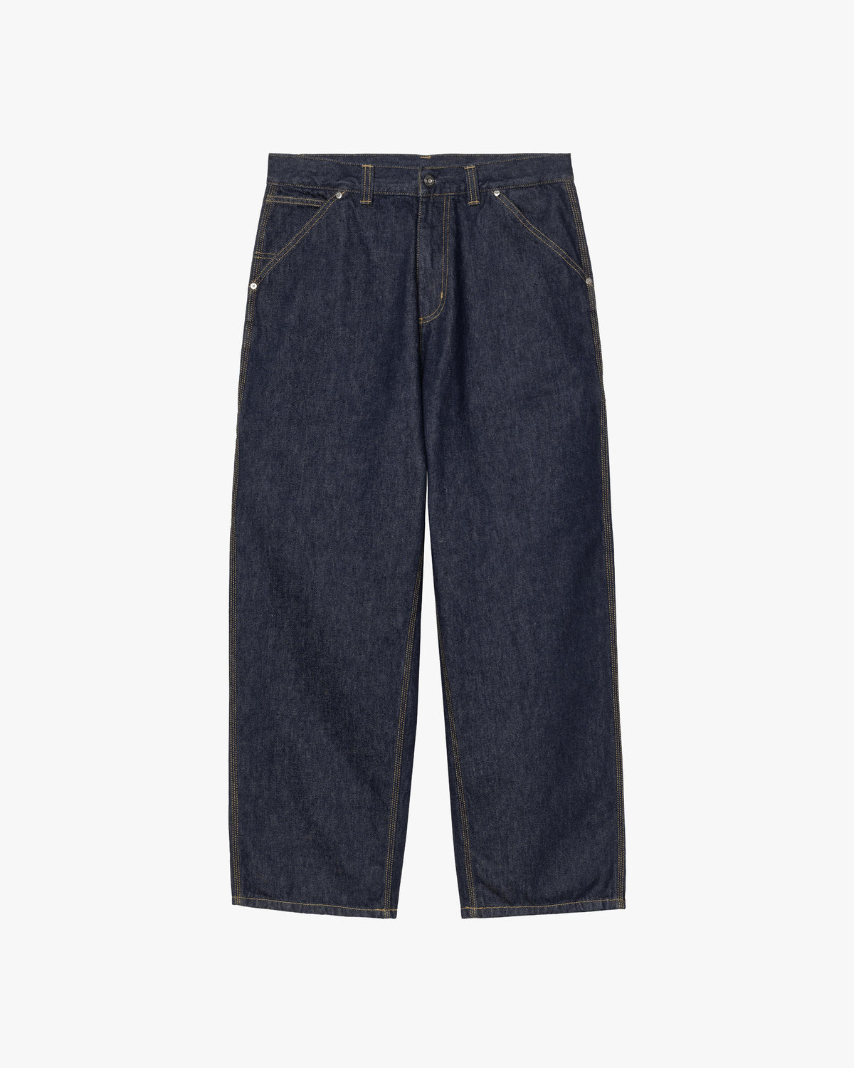 Carhartt WIP Belmont Pant Loose Straight Mens Jeans - Blue Rinsed