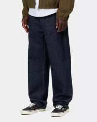 Carhartt WIP Aaron Pant Regular Tapered Mens Jeans - Blue Rinsed