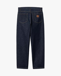 Carhartt WIP Aaron Pant Regular Tapered Mens Jeans - Blue Rinsed