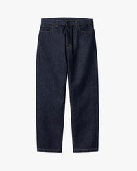 Carhartt WIP Aaron Pant Regular Tapered Mens Jeans - Blue Rinsed