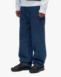 Carhartt WIP Aaron Pant Regular Tapered Mens Jeans - Blue Stone Washed