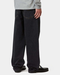 Carhartt WIP Aaron Pant Regular Tapered Mens Jeans - Black Stone Washed | Carhartt WIP Jeans | Jeanstore