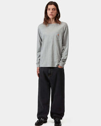 Carhartt WIP Aaron Pant Regular Tapered Mens Jeans - Black Stone Washed | Carhartt WIP Jeans | Jeanstore
