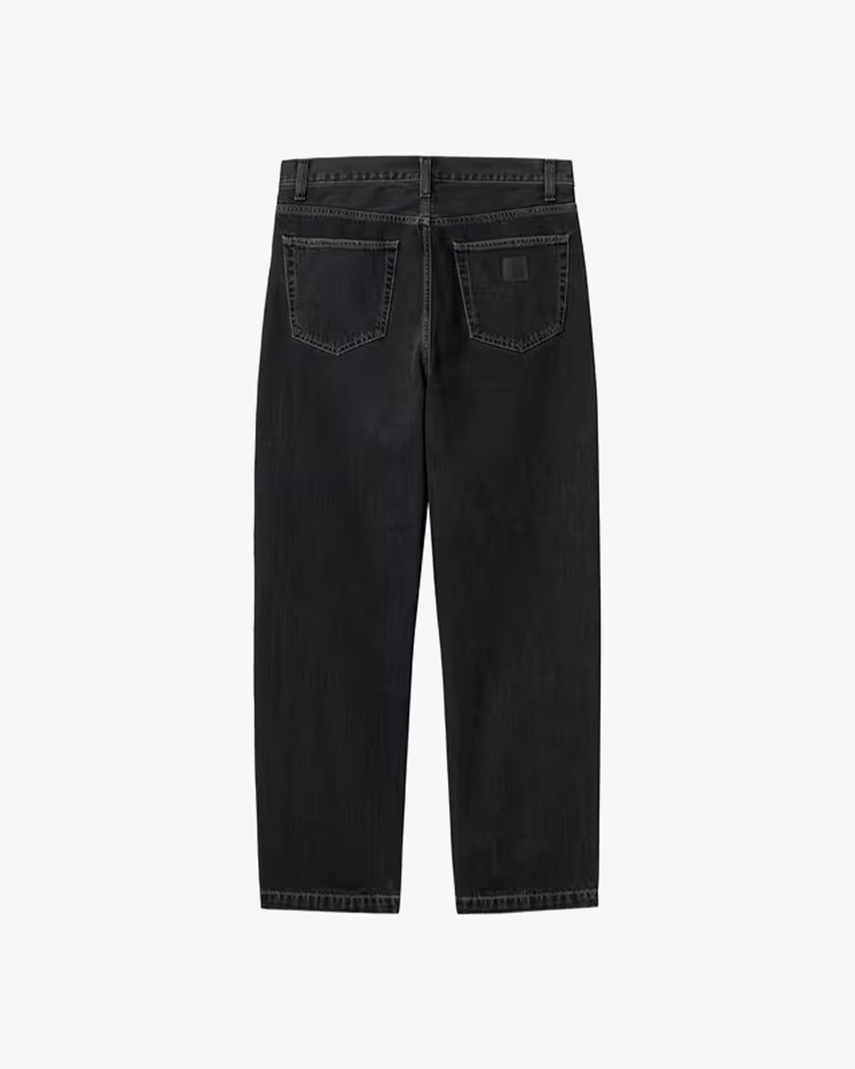 Carhartt WIP Aaron Pant Regular Tapered Mens Jeans - Black Stone Washed | Carhartt WIP Jeans | Jeanstore