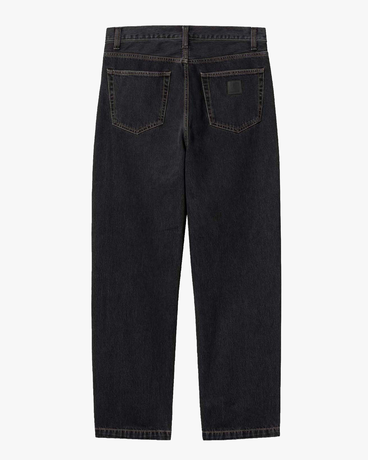 Carhartt WIP Aaron Pant Regular Tapered Mens Jeans - Black Stone Washed | Carhartt WIP Jeans | Jeanstore