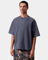 Carhartt WIP S/S Lambert Tee - Dark Navy Moon Wash