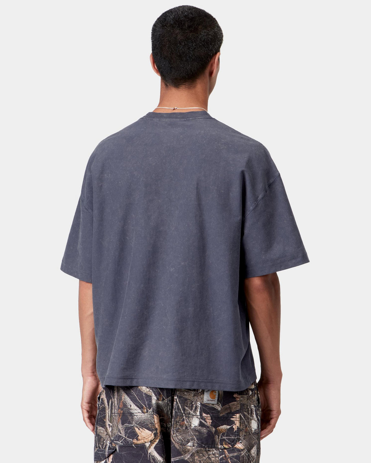 Carhartt WIP S/S Lambert Tee - Dark Navy Moon Wash