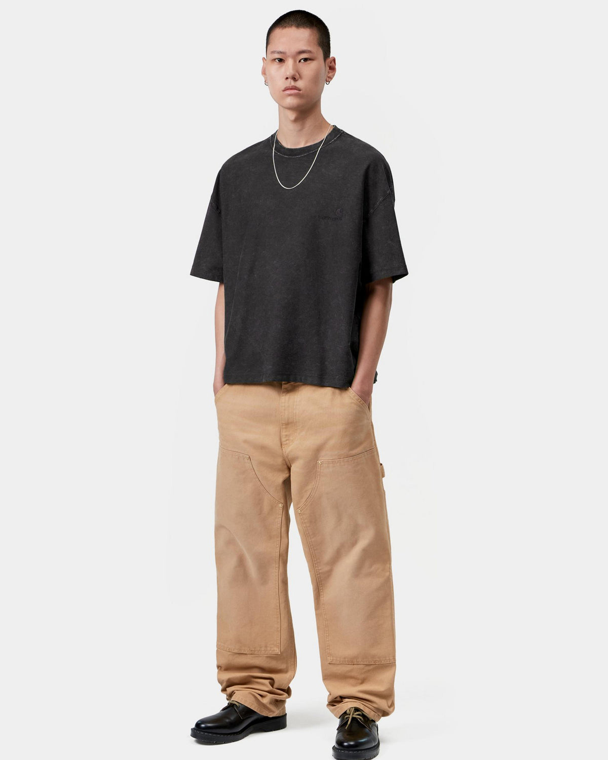 Carhartt WIP S/S Lambert Tee - Black Moon Wash