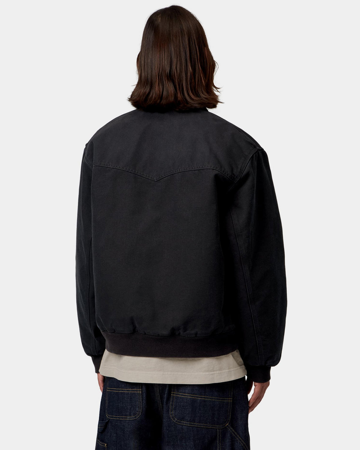 Carhartt WIP OG Santa Fe Jacket - Black / Black Stone Canvas
