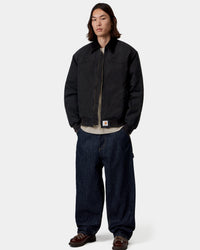 Carhartt WIP OG Santa Fe Jacket - Black / Black Stone Canvas