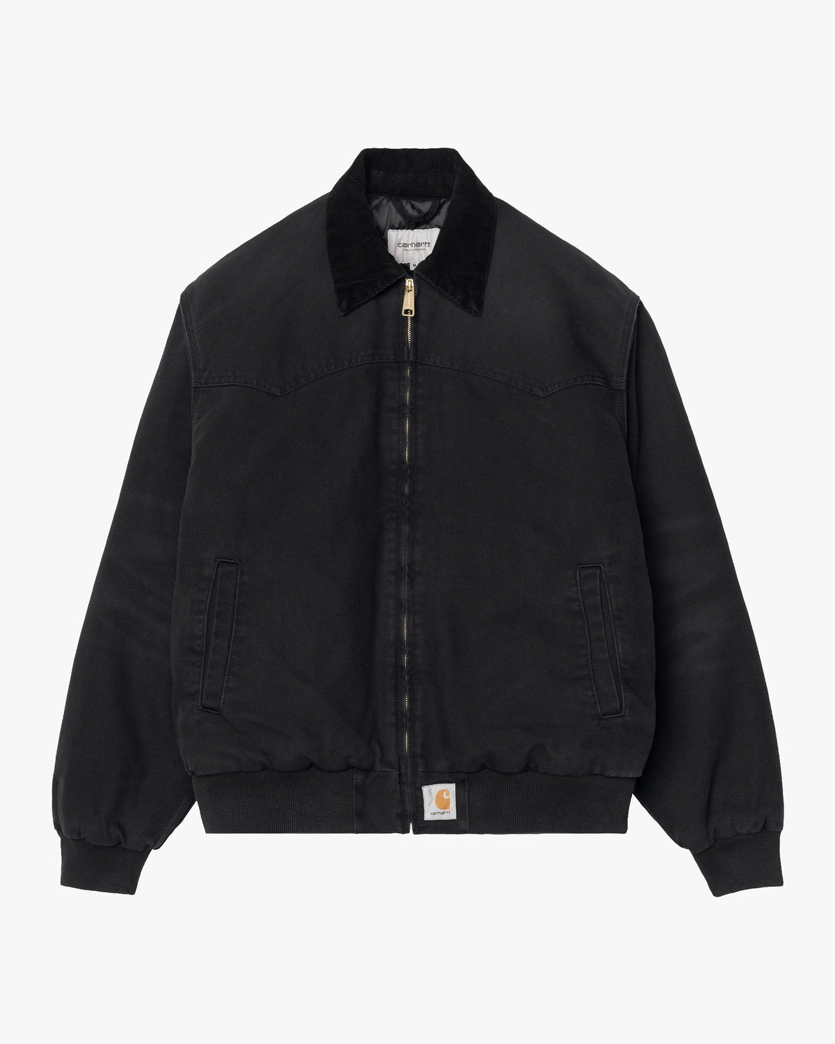 Carhartt WIP OG Santa Fe Jacket - Black / Black Stone Canvas