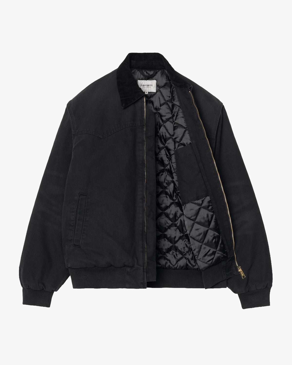 Carhartt WIP OG Santa Fe Jacket - Black / Black Stone Canvas
