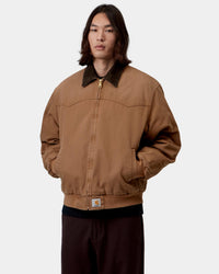 Carhartt WIP OG Santa Fe Jacket - WIP Hamilton Brown / Tobacco Stone Canvas