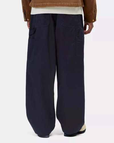 Carhartt WIP Brockman Pant Wide Fit Trousers - Dark Navy Rinsed